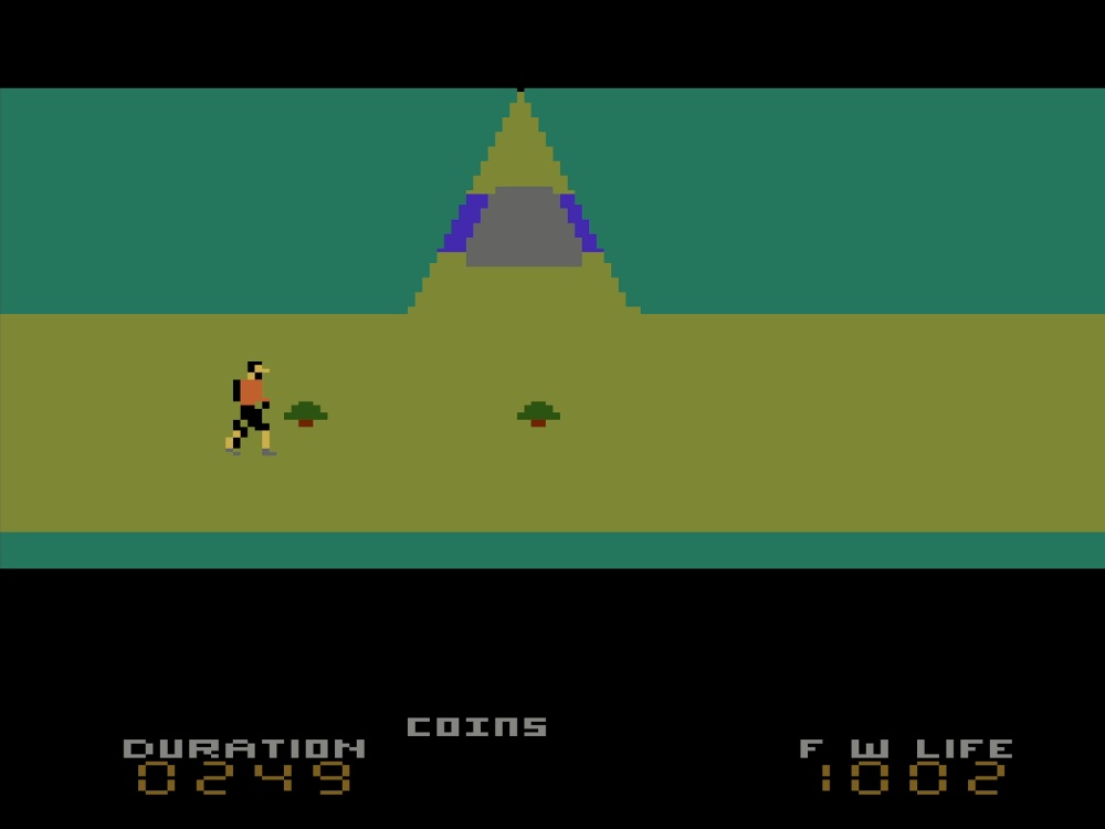 Gameplay of Survival Island for Atari 2600